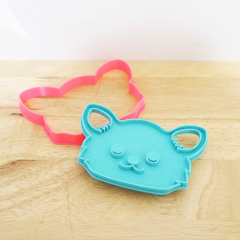 Chihuahua cookie cutter & stamp TypeB - 厨房用具 - 塑料 