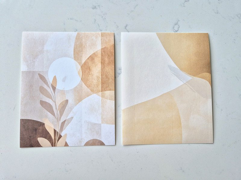 是粉红花开的背景 mood - 贴纸 - 纸 卡其色