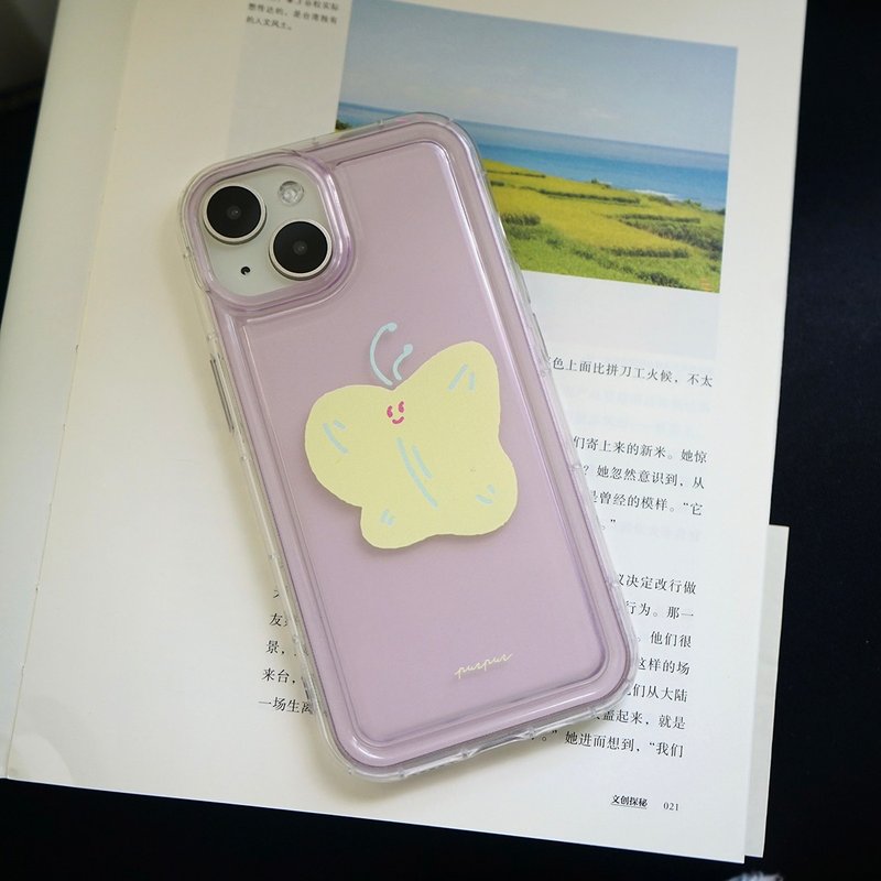 果冻手机壳-蝴蝶  彩色透明 - 手机壳/手机套 - 塑料 