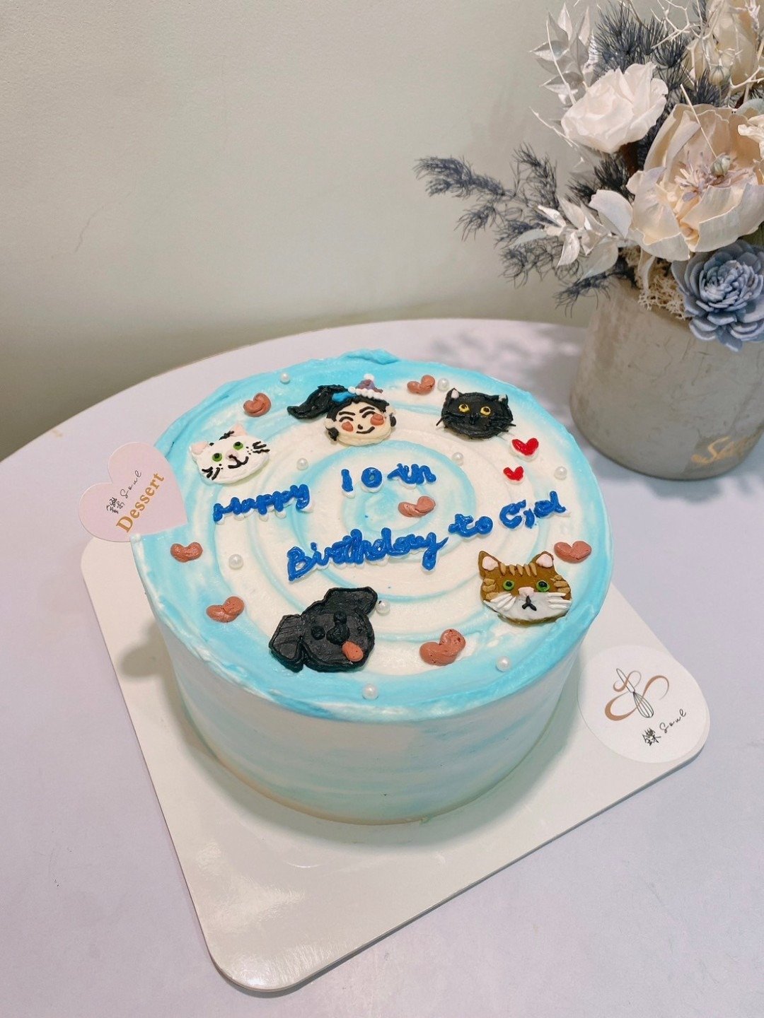 我与宠物们 定制化 生日蛋糕 蛋糕 甜点 铄甜点 纪念日 宠物蛋糕 - 蛋糕/甜点 - 新鲜食材 