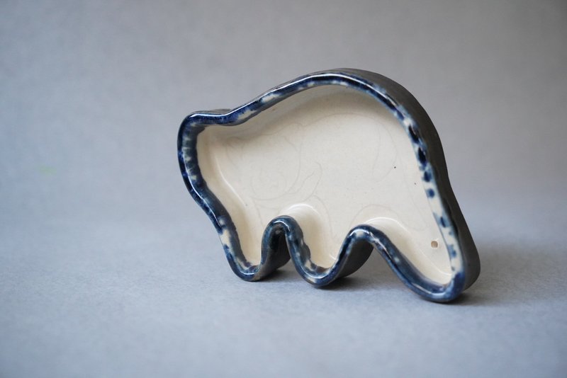 • 米粒出陶中 • 086 塔恶造访 - 塔恶线香盘 - 香薰/精油/线香 - 陶 多色