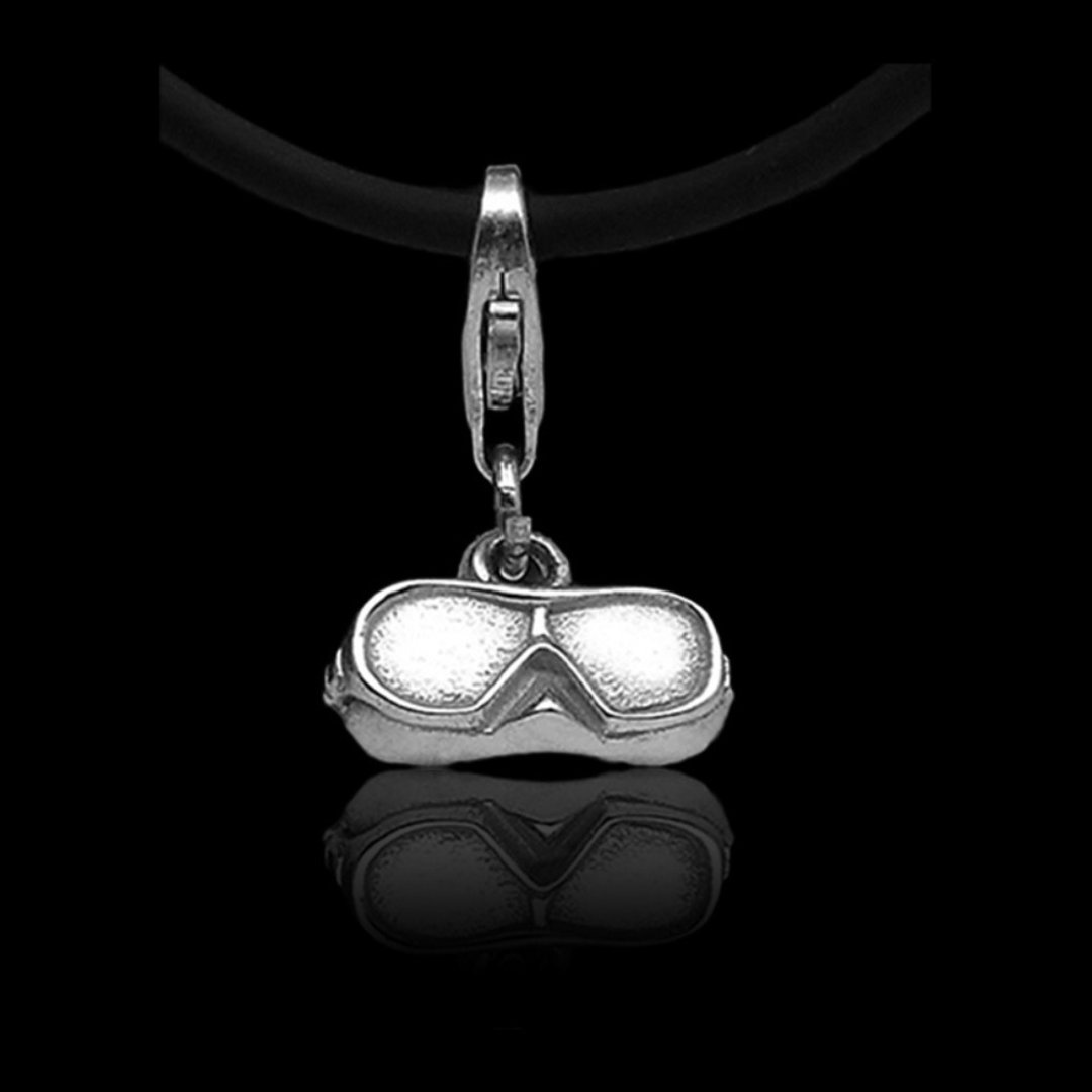 Mask Silver Charm - 项链 - 纯银 