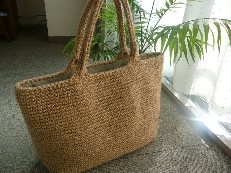 麻织托特包 #1 - 其他 - 棉．麻 卡其色