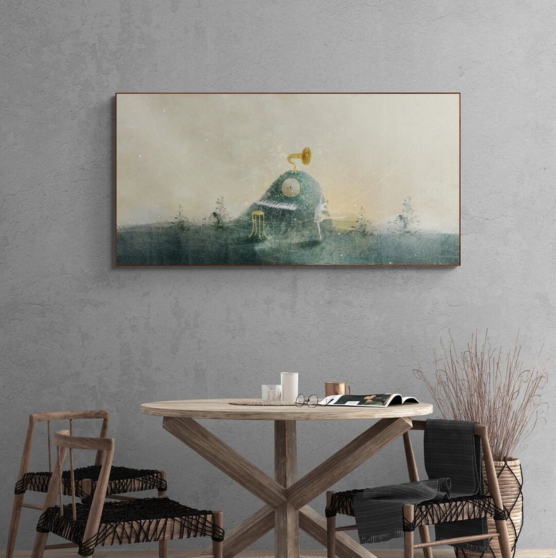 【暖心系横幅插画】Manting | 散落的时光 - 海报/装饰画/版画 - 纸 