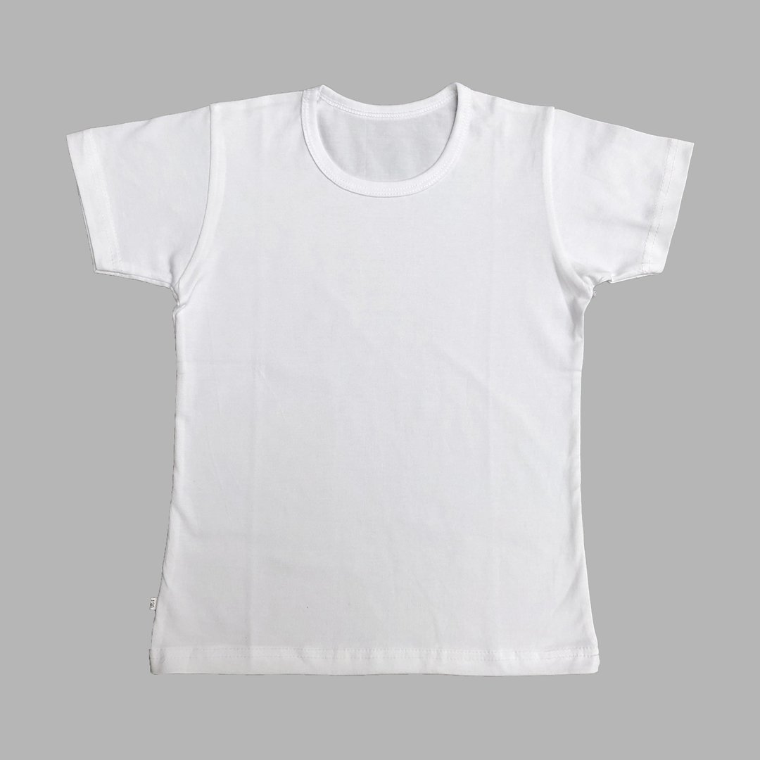 【空白素材】小童T-shirt - 编织/刺绣/羊毛毡/裁缝 - 棉．麻 