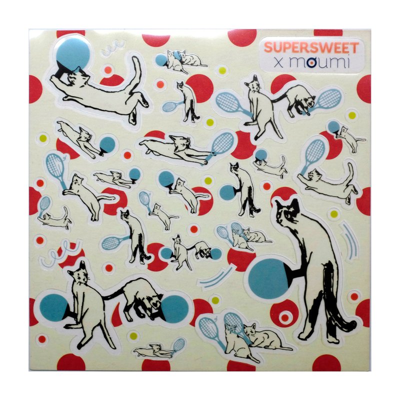 Ping-Pong 贴纸 - 贴纸 - 塑料 白色