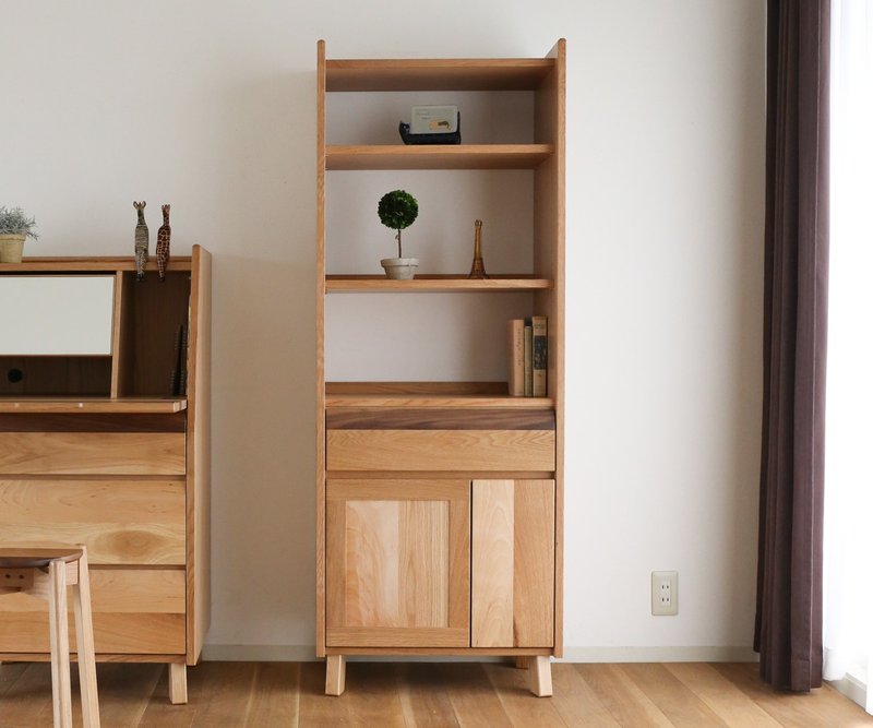 旭川家具 大雪木工 trico 60书架 - 衣柜/鞋柜 - 木头 咖啡色