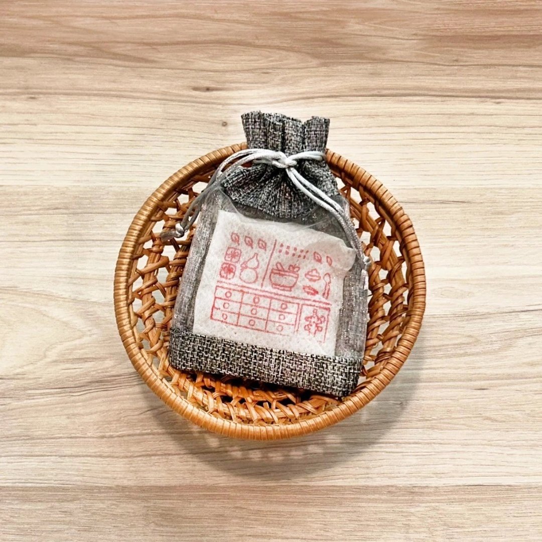 立赫汉方 l 趋吉避凶包 1入 / 2入 净身包 - 其他 - 植物．花 卡其色
