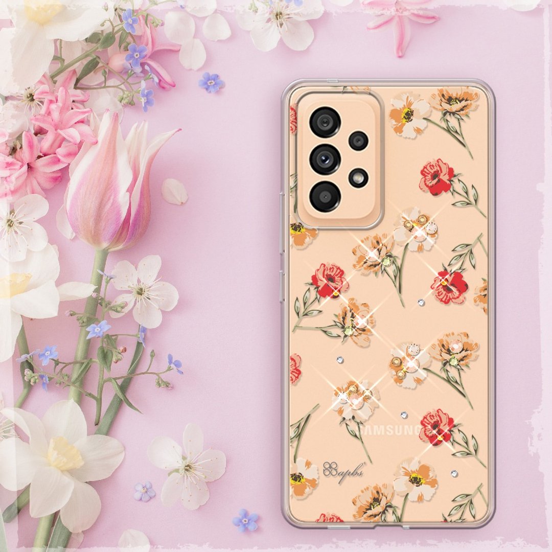 Samsung Galaxy A53 5G 轻薄军规防摔彩钻手机壳-小清新-玫瑰园 - 手机壳/手机套 - 其他材质 多色