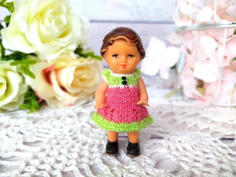 Ari doll clothes - vintage doll clothes - miniature doll clothes - German doll - 玩具/玩偶 - 羊毛 多色