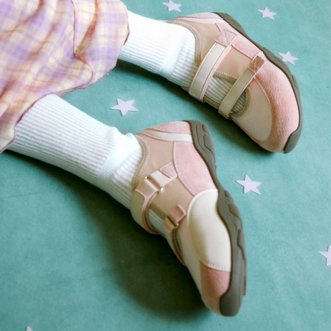 PRE-ORDER SPUR 玛丽珍运动鞋 VS7071( (Baby Pink) - 其他女款皮鞋 - 其他材质 