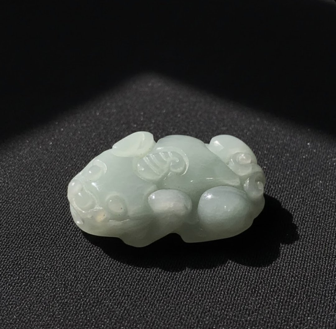 冰糯种翡翠貔貅吊饰 | 天然缅甸玉翡翠A货 | 送礼 - 其他 - 玉石 绿色