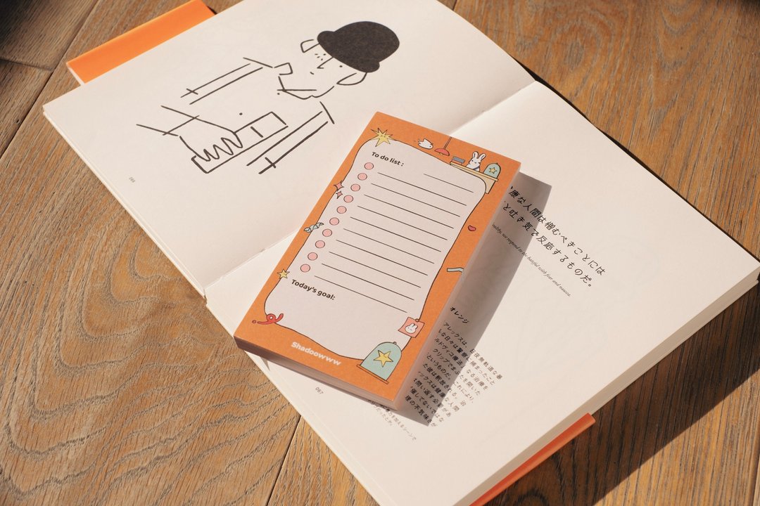 【WishBunny】许愿兔To do List I 送烫银信封 - 便条纸/标签贴 - 纸 多色