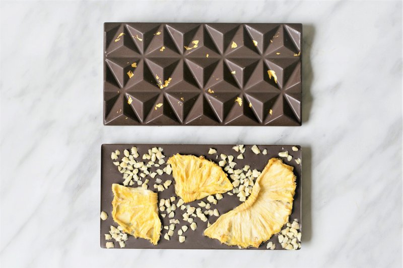 茶梨王子-低温研磨红茶果干巧克力砖 - 巧克力 - 新鲜食材 咖啡色