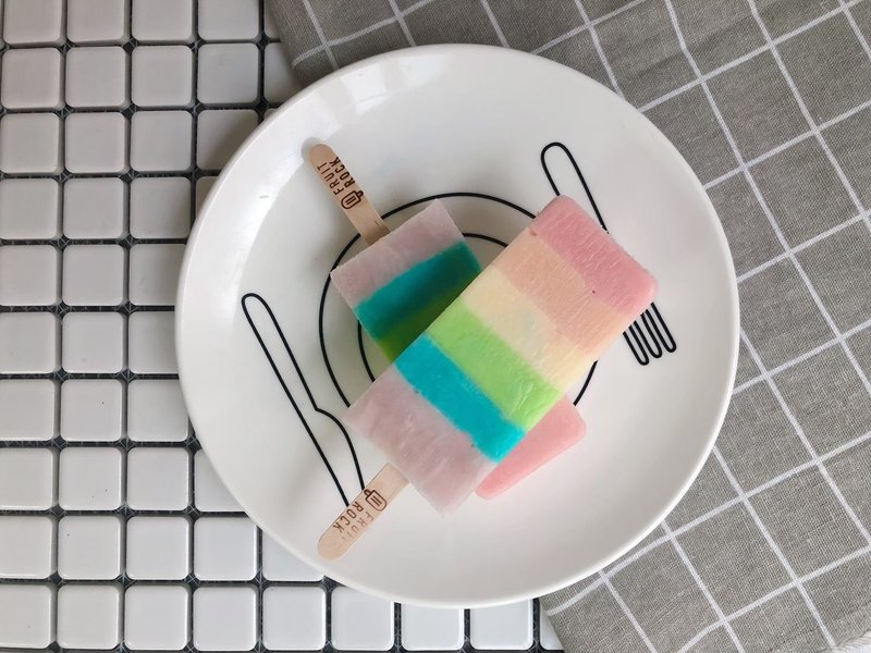 你的爱就像彩虹 礼盒 - 冰淇淋/冰棒 - 新鲜食材 多色