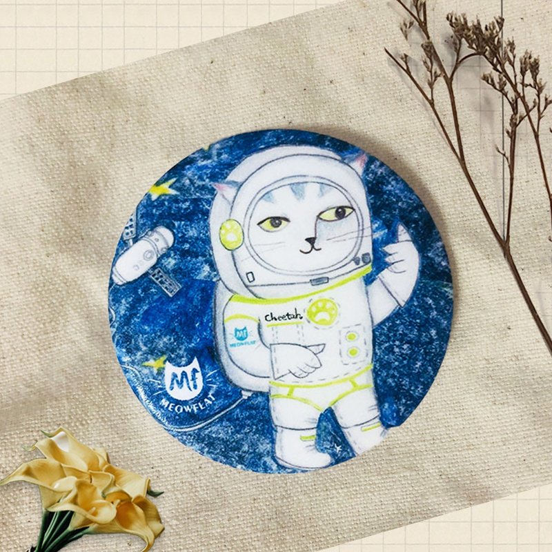 Meowflat 胸章/徽章/别针|大师猫系列 - 徽章/别针 - 塑料 