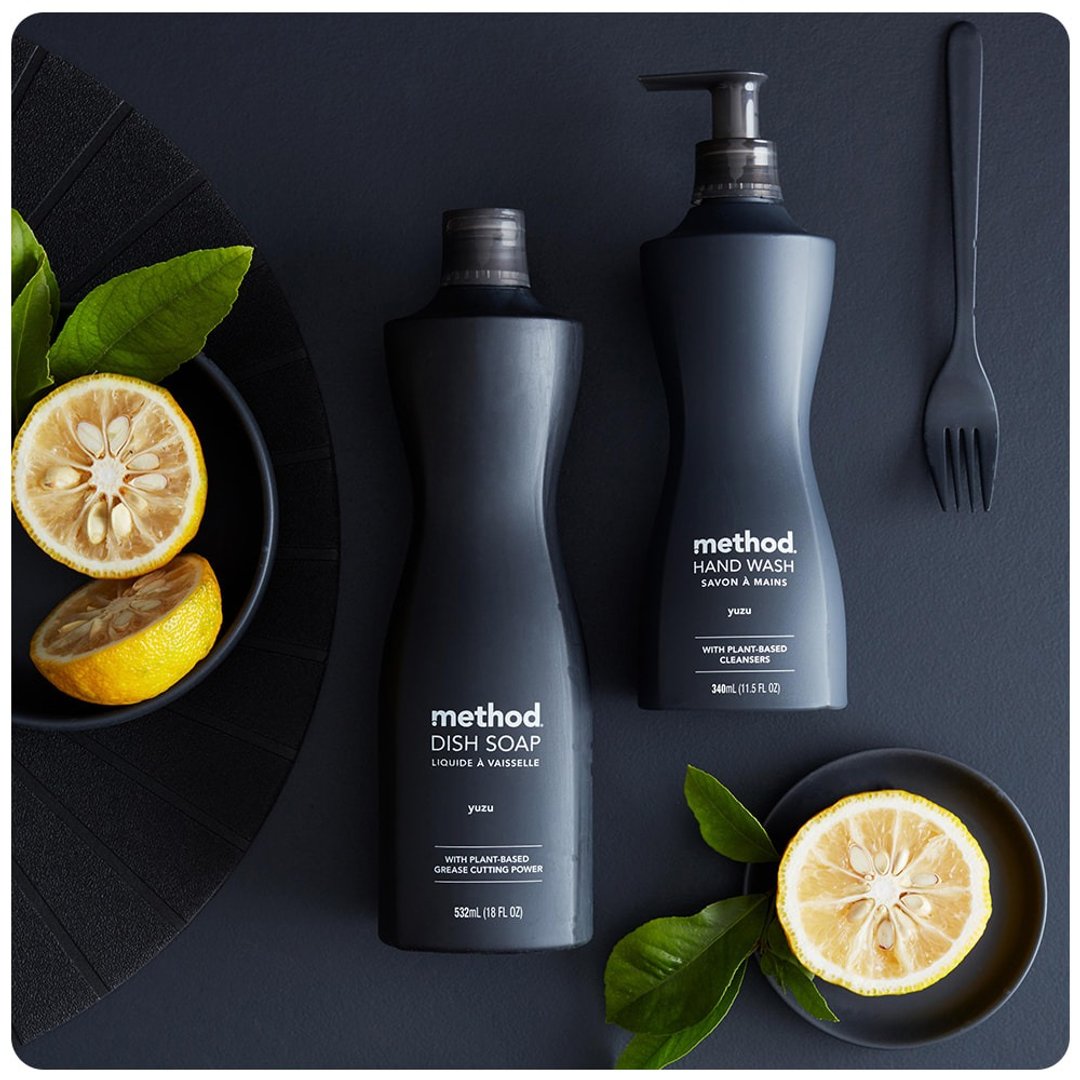 method 美则 莫兰迪厨房去味洗手乳 和风柚 340ml - 洗手用品 - 其他材质 黑色