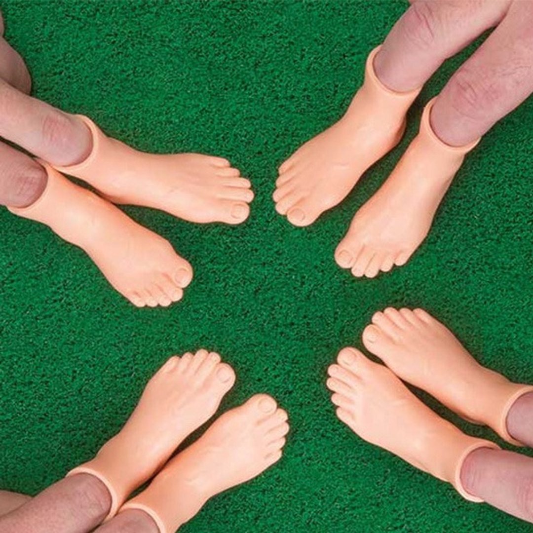 /Archie McPhee/ 手指小脚 Finger Feet 10入组 - 其他 - 橡胶 橘色