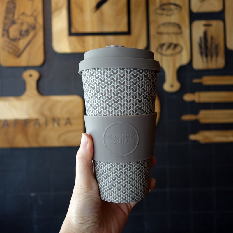 Ecoffee Cup | 16oz环保随行杯(稻穗棕) - 咖啡杯/马克杯 - 其他材质 灰色