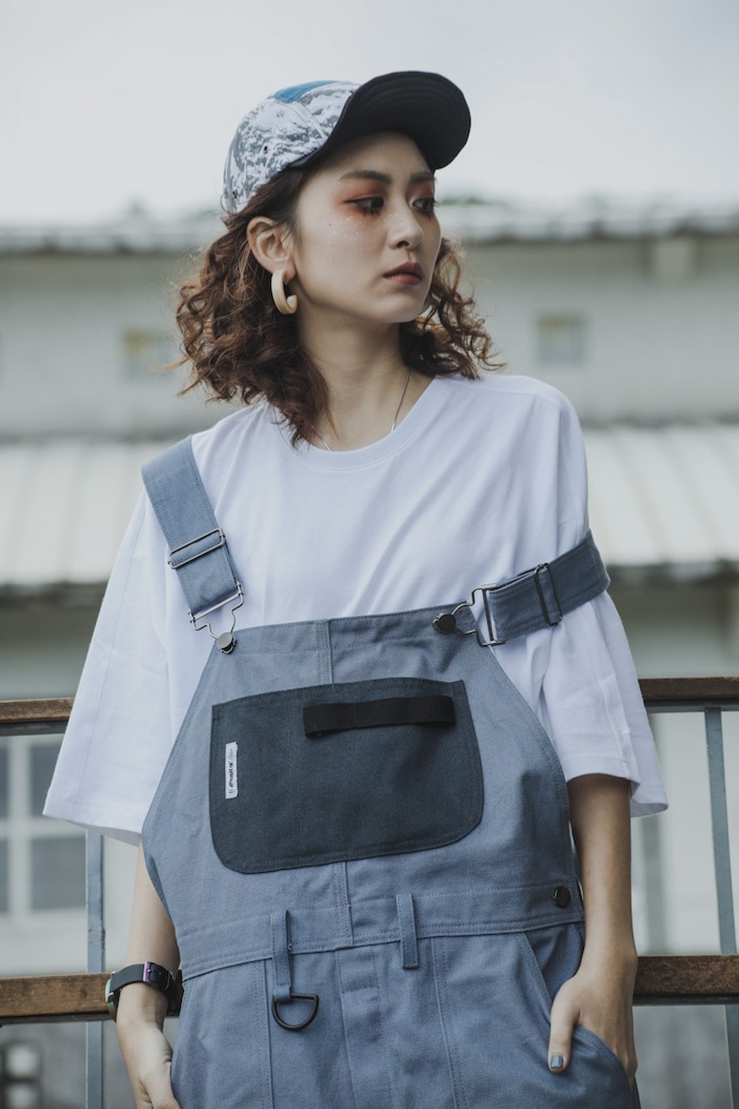 .67ARROW SEENERS_CAMP CAP_五分割 翻沿帽 反翻帽 短帽檐 拼接 - 帽子 - 棉 多色