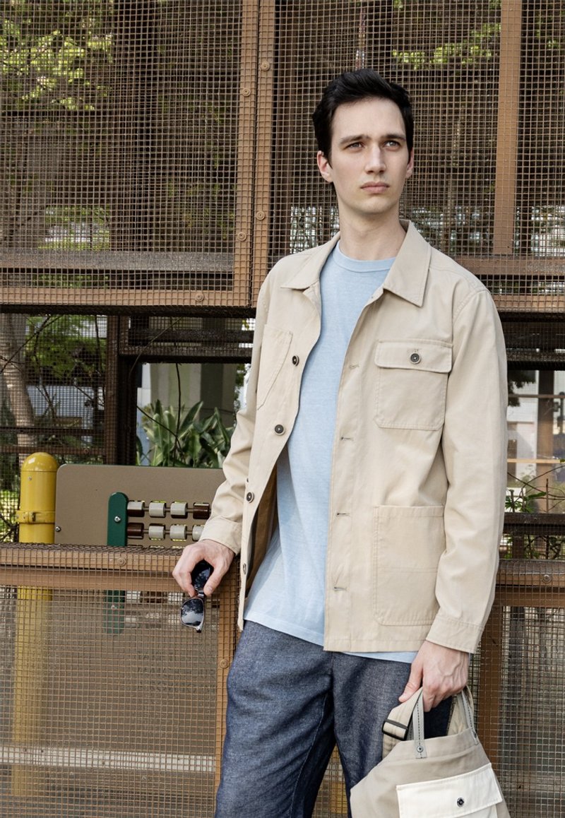 East Pole 男装经典时尚简约休闲夹克外套 - 男装外套 - 棉．麻 多色