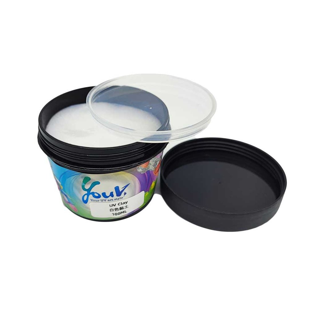 UV黏土100g-白色 - 其他 - 粘土 白色