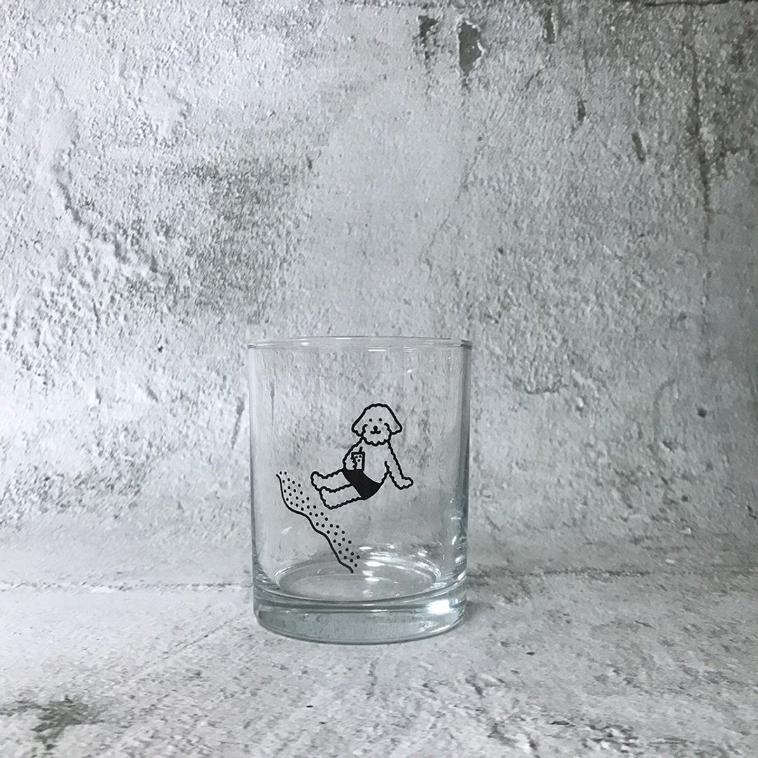 Mori glass cup (250ml) - 玻璃杯 - 玻璃 白色