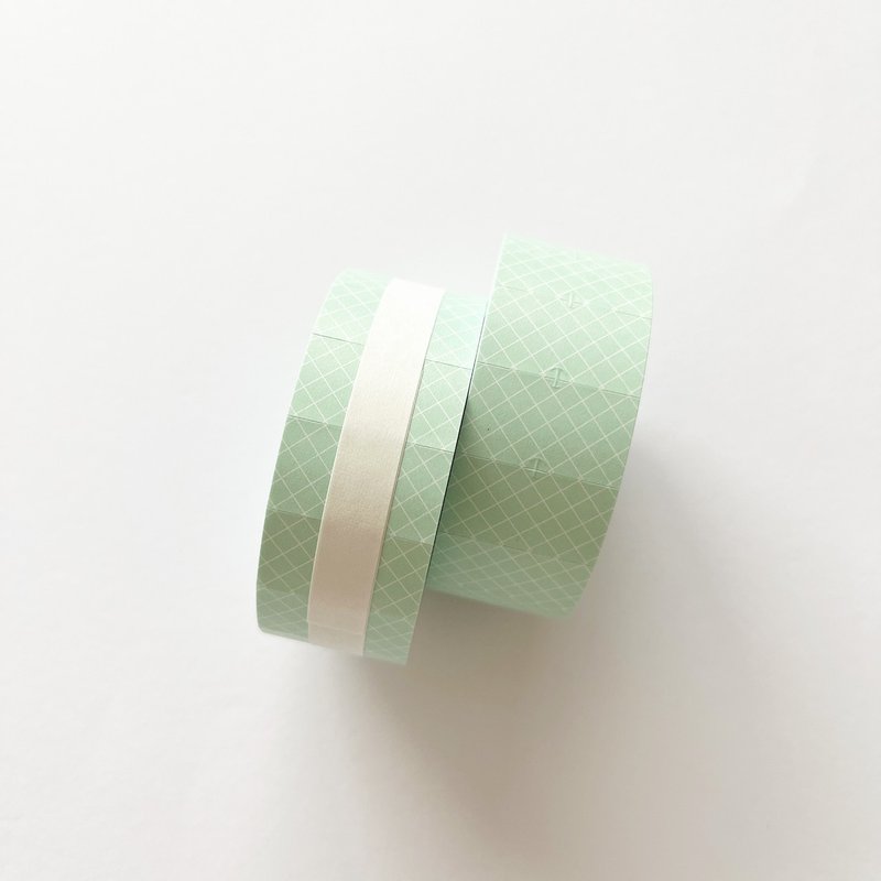 标签贴纸 格纹款【密瓜苏打】 - 贴纸 - 纸 绿色