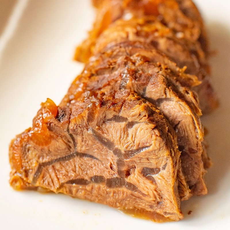 QIDINA 4包 馥家庄超好吃卤味牛腱心/辣牛肚 下酒菜 泡热水即可吃 - 料理包 - 其他材质 多色