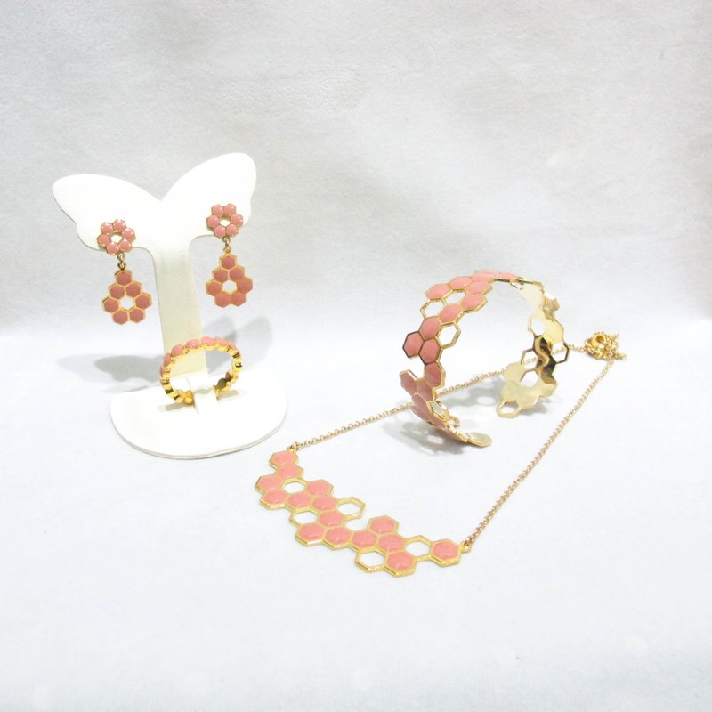 Hive set - 项链 - 贵金属 金色