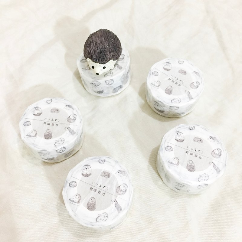 刺猬习作_日本和纸纸胶带 - 纸胶带 - 纸 