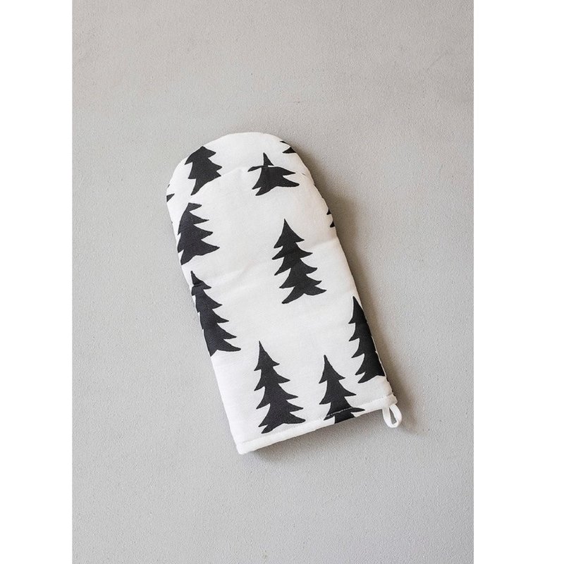 北欧设计师款 – 烤箱手套OVEN GLOVE GRAN, BLACK - 厨房用具 - 亚麻 黑色