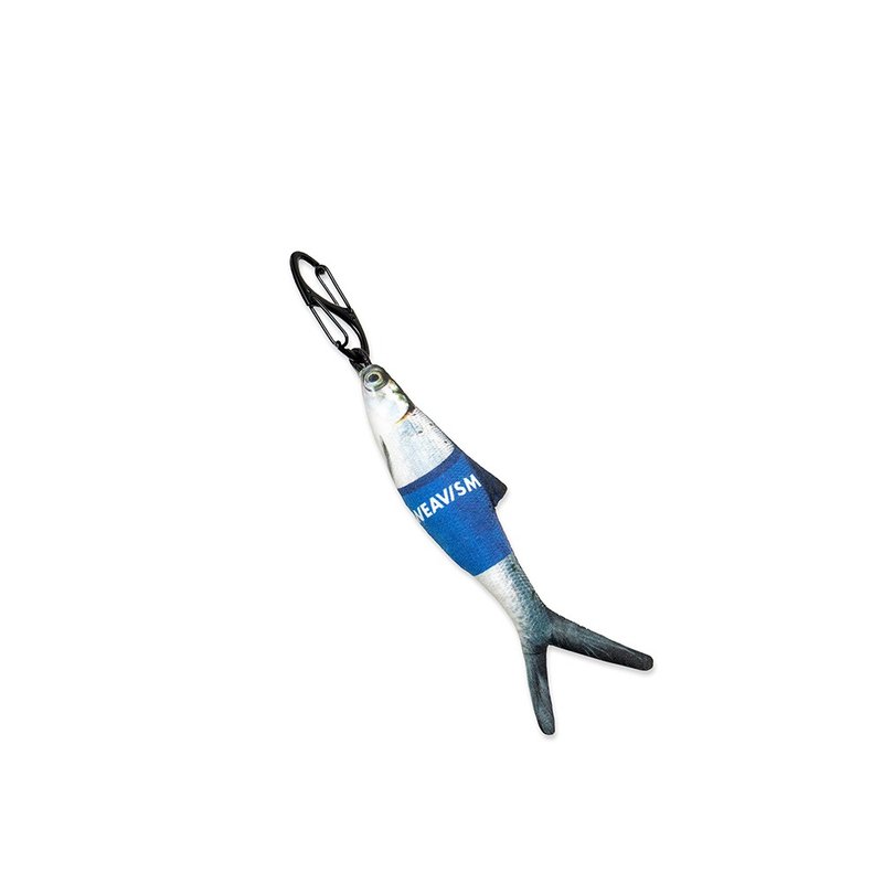 WEAVISM 虱目鱼钥匙吊饰 - 钥匙链/钥匙包 - 棉．麻 灰色