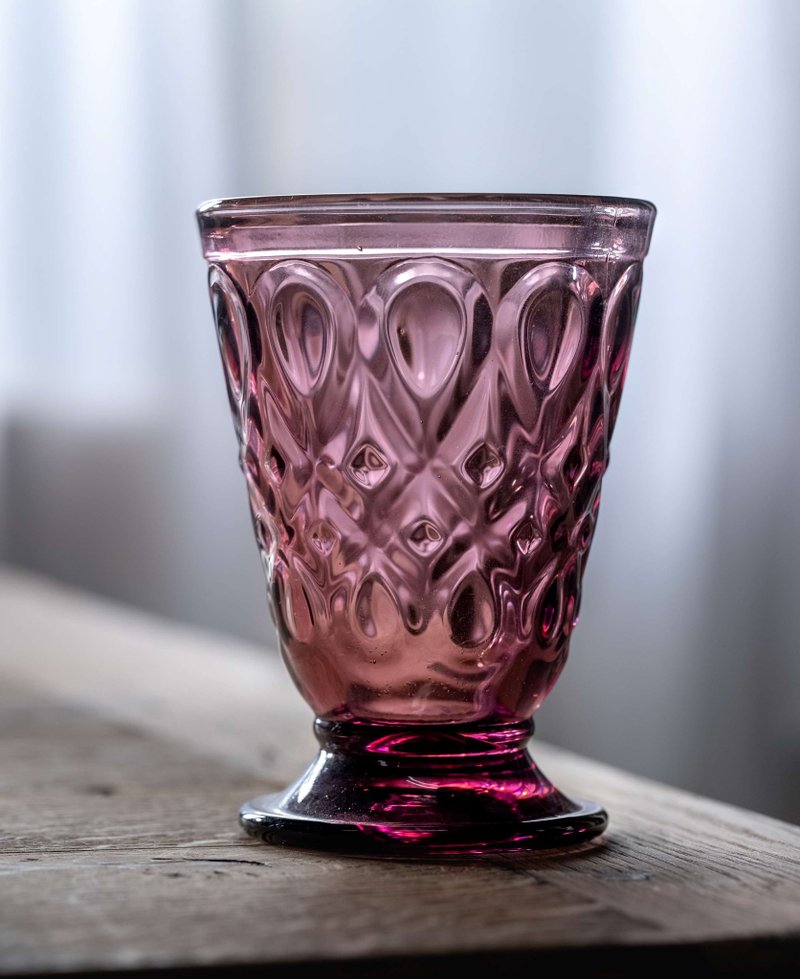 里昂高水杯 茄红 - 酒杯/酒器 - 玻璃 透明
