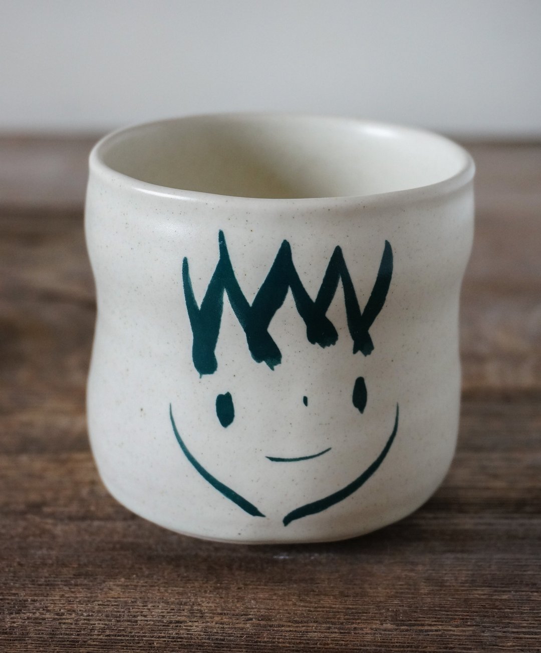 Brut Cake 手作陶器 - 微笑茶杯 ( 无把 ) 260ml-20 - 茶具/茶杯 - 陶 