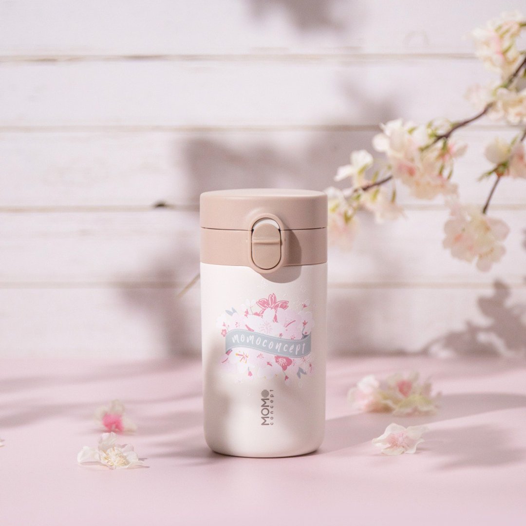 限定 | 日本 MOMOCONCEPT 弹跳保温咖啡杯 310ml 共2色 - 保温瓶/保温杯 - 不锈钢 粉红色