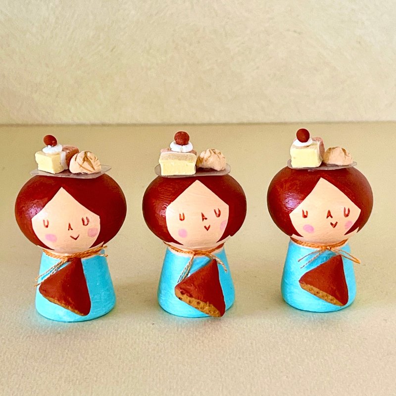 创意小芥子 Maron-chan - 玩偶/公仔 - 木头 咖啡色