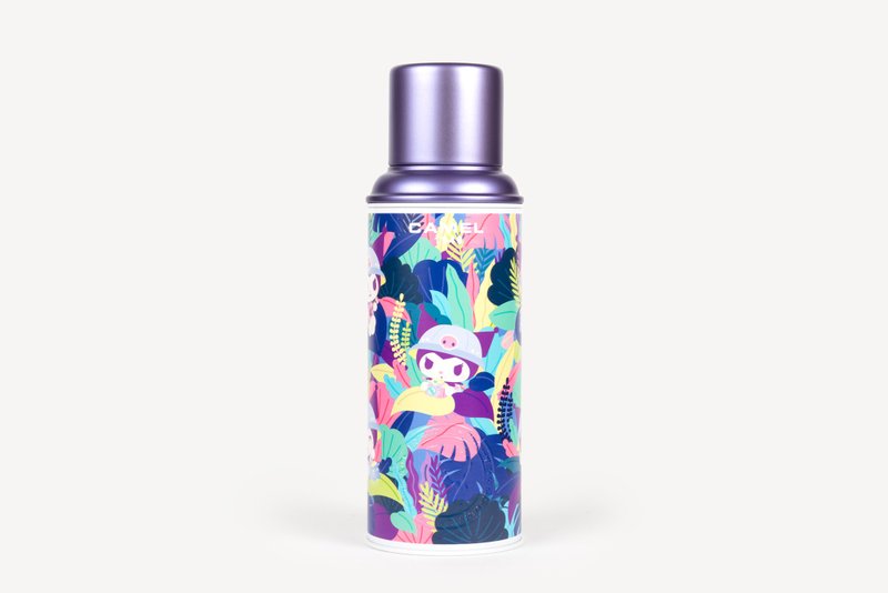 骆驼牌 x KUROMI 450ml 真空玻璃胆保温瓶 紫醉森林 116KU(CJ) - 保温瓶/保温杯 - 其他材质 多色