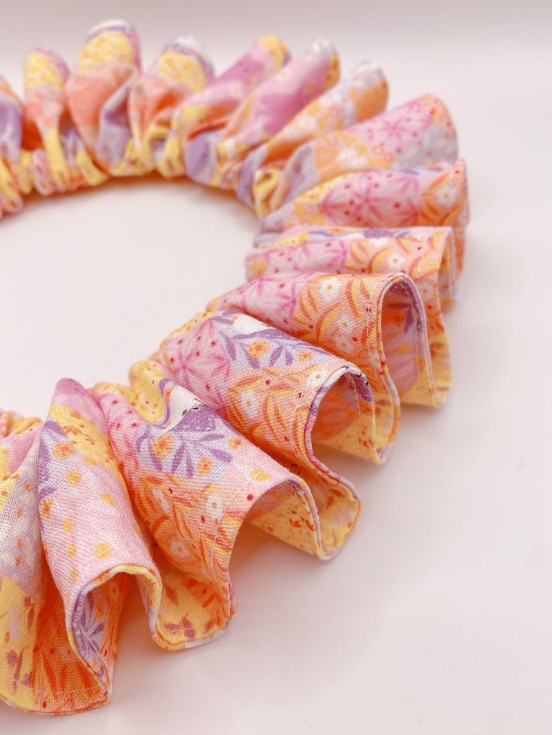 ×宠物领巾× 波浪领 【猫咪拼布】 - 衣/帽 - 棉．麻 蓝色