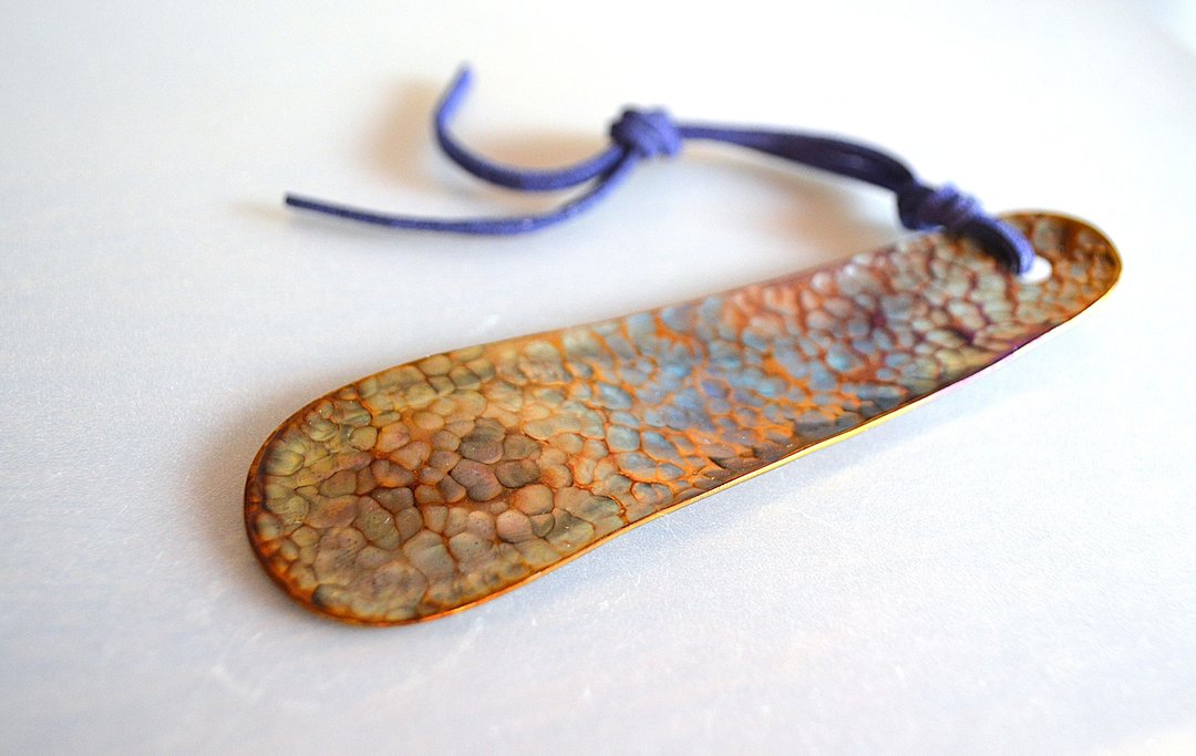 shoehorn・titanium・高级钛金属鞋拔・圆锤纹115mm・C - 其他 - 其他金属 多色