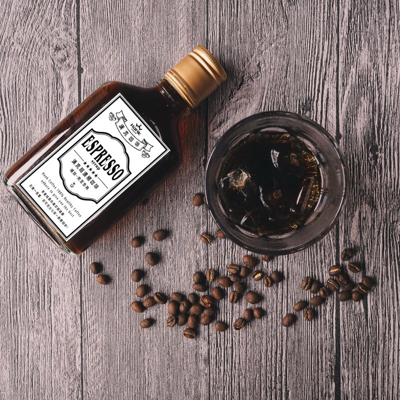 【汉克咖啡Hank coffee】超浓缩咖啡(只需一瓶盖，分别做出7杯咖啡) - 谷物麦片 - 其他材质 咖啡色