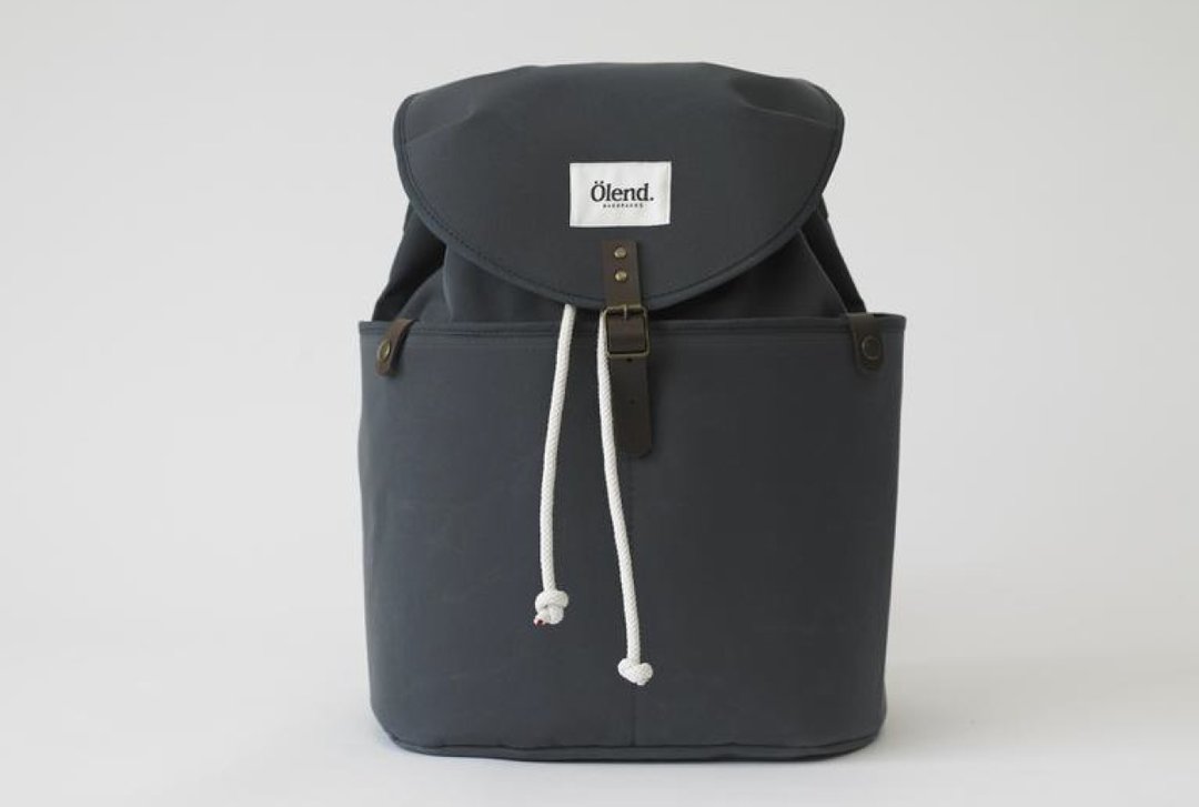 |西班牙手工制作| Ölend Ringo 帆布后背包/电脑包 (Grey 灰色) - 后背包/双肩包 - 棉 灰色