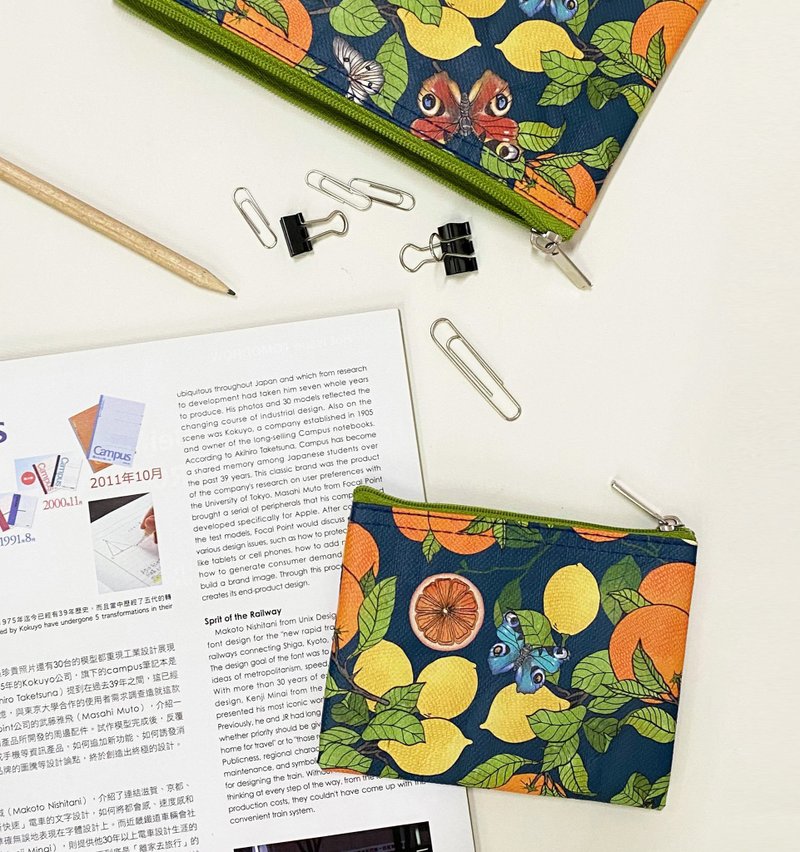 SunnyBag-万用收纳袋(小)-大福大吉 - 化妆包/杂物包 - 其他材质 蓝色