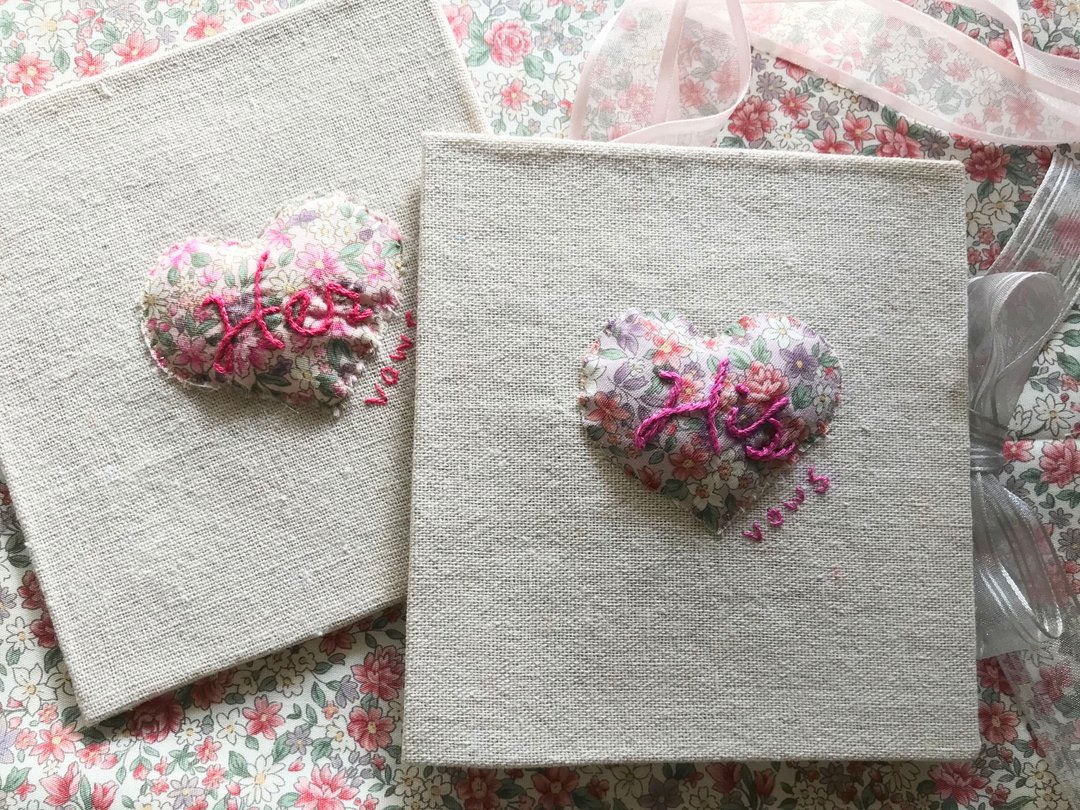 婚礼誓言卡片|手工卡片| Handmade card(一组2入) - 卡片/明信片 - 其他材质 多色