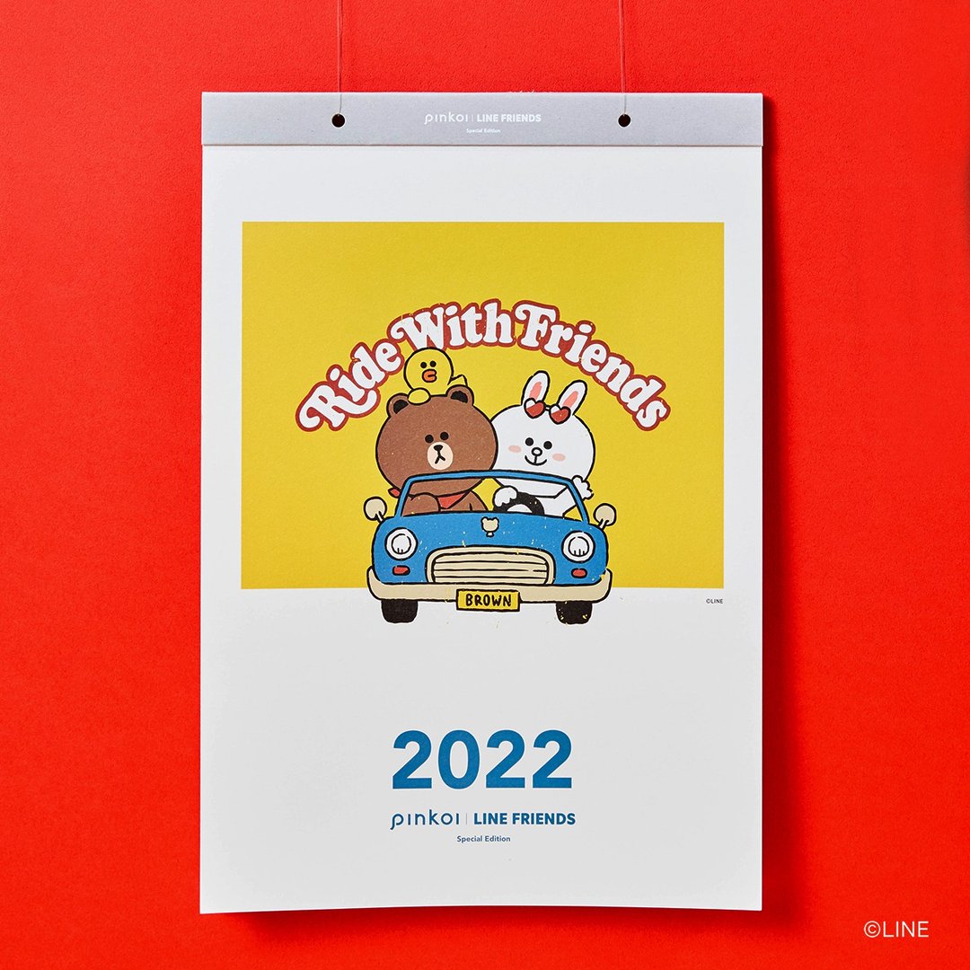2022 年月历・Pinkoi | LINE FRIENDS - 年历/台历 - 纸 