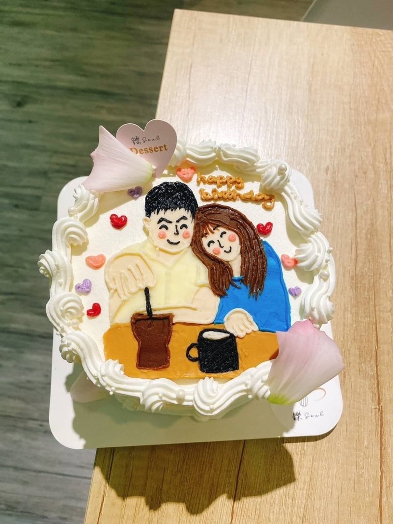情侣蛋糕 情人节蛋糕 定制化蛋糕 生日蛋糕 蛋糕 甜点  台北 铄 - 蛋糕/甜点 - 新鲜食材 