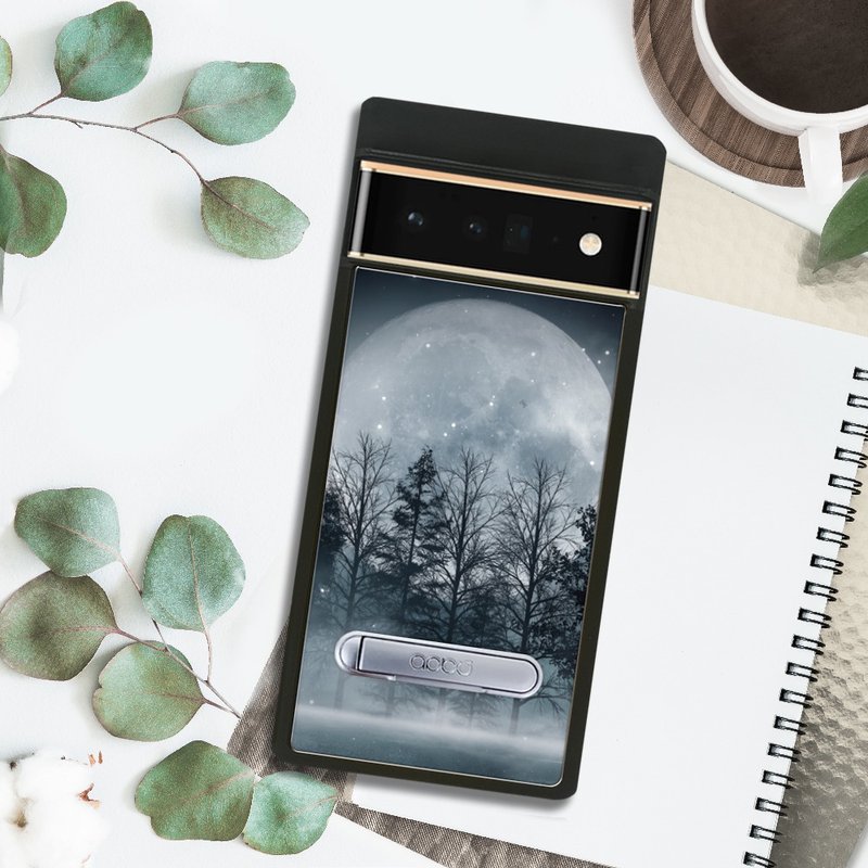 apbs Google Pixel 9/8/7/6系列 减震立架手机壳-夜月 - 手机壳/手机套 - 其他材质 多色