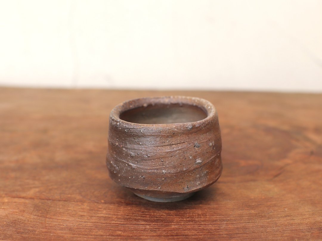 备前烧酒杯 gi-052 - 酒杯/酒器 - 陶 咖啡色
