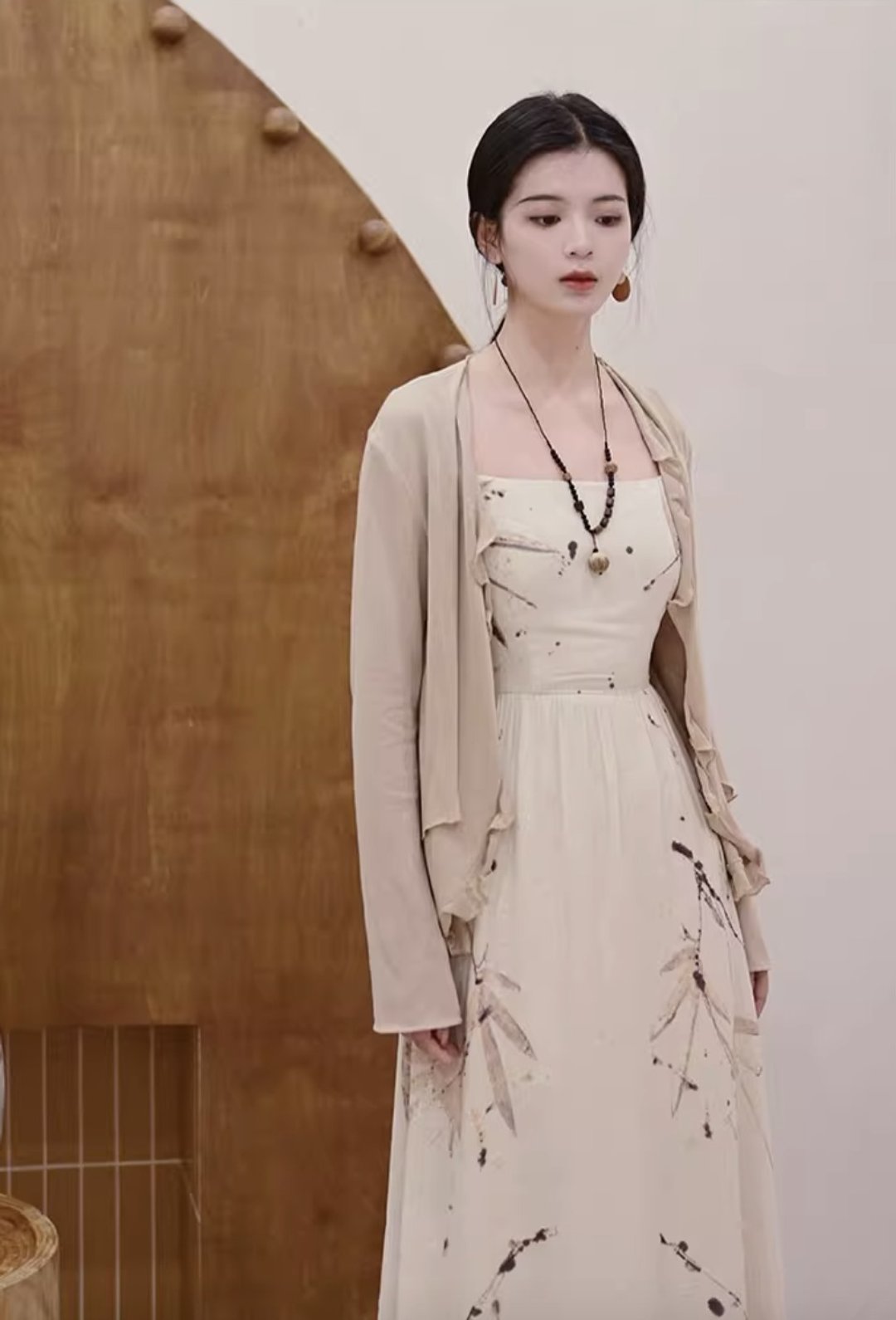 蝶衣 侘寂风针织亚麻防晒上衣  手工製 - 女装上衣 - 其他材质 