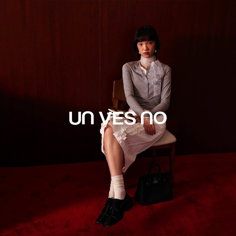 【耐穿耐洗】Unvesno(UN) 女装系列优雅芭蕾风蕾丝木耳花边半身裙 - 裙子 - 其他材质 